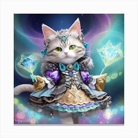 Fairy Cat 3 Canvas Print