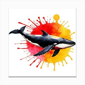 Orca Whale 1 Canvas Print