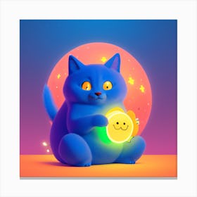 Happy Cat Canvas Print