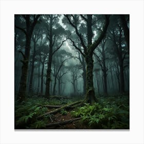 Dark Forest 108 Canvas Print