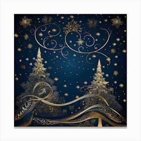 Christmas Background Canvas Print