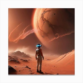 Martian Landscape Canvas Print