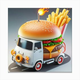 Burger Truck 6 Canvas Print