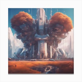 Futuristic City 7 Canvas Print