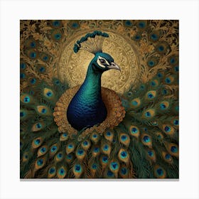 Peacock 23 Canvas Print