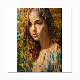 Pixel Art 1 Canvas Print