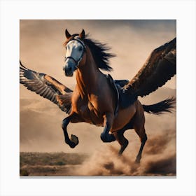 Fllying Horse Canvas Print