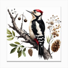 Woodpecker 2 Canvas Print