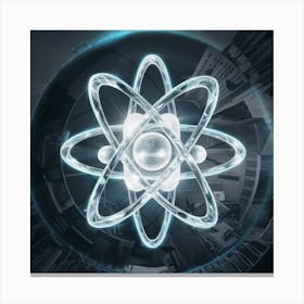 Quantum Core Fusion Canvas Print