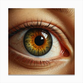 Eye Of A Woman Canvas Print