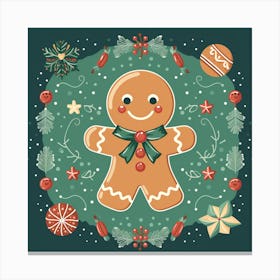 Gingerbread Man 14 Canvas Print