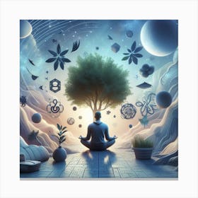 Meditation And Spirituality 1 Canvas Print