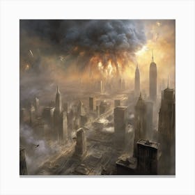 Apocalypse City 2 Canvas Print
