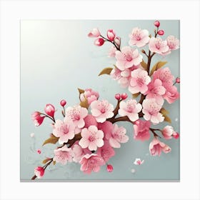 Cherry Blossoms art print 6 Canvas Print