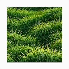 Green Grass Background 29 Canvas Print