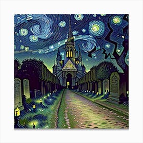 Night Star Canvas Print