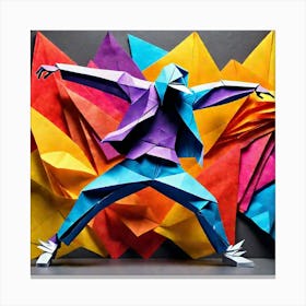 Origami Dancer 79 Canvas Print