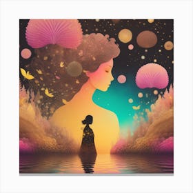 Surreal beauty Canvas Print