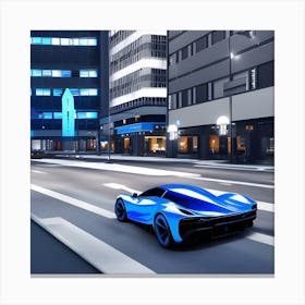 Speed City Canvas Print