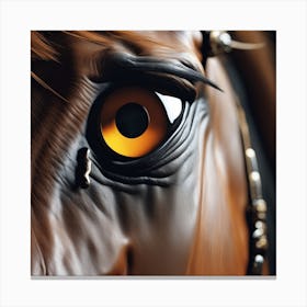 Eye Of A Horse 32 Canvas Print