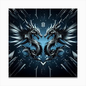 Dragon Design 6 Canvas Print