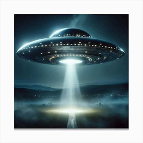 Alien Spaceship 3 Canvas Print