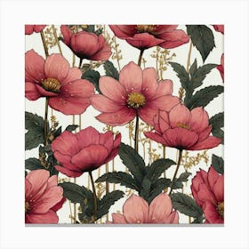 Pink Flowers Canvas Print