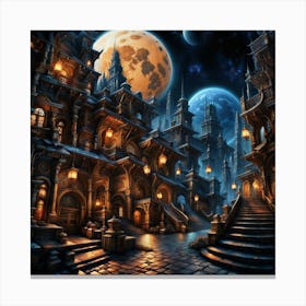 Fantasy City 18 Canvas Print