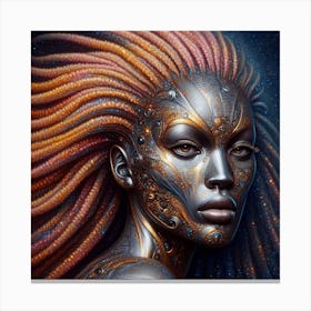 Futuristic Woman 19 Canvas Print