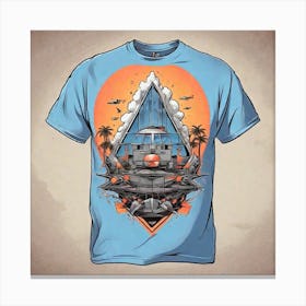 T-Shirt Design 6 Canvas Print