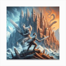 Dungeons And Dragons Canvas Print