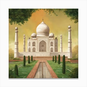 Taj Mahal Canvas Print