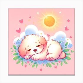 Cute Puppy Canvas Print