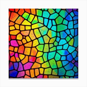 Stained Glass Background Canvas Print