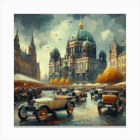 Berlin car Canvas Print