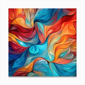 Abstract Abstract Painting 20 Canvas Print