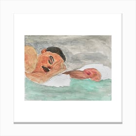 The Bed Canvas Print