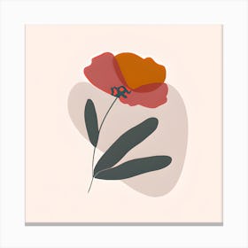 Floral Lineart Canvas Print
