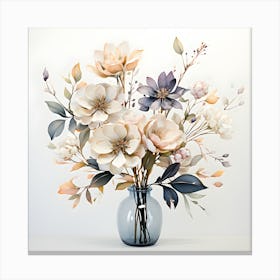Soft Hues In Bloom Canvas Print