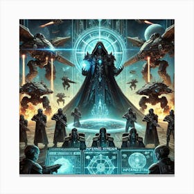 Yin Sun Order Primary Antagonistic Faction Canvas Print