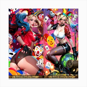 Harley Quinn 13 Canvas Print