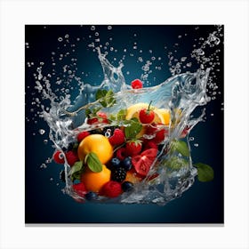 Fruit Splash 15 Canvas Print