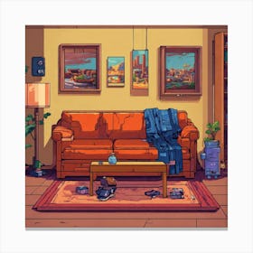 Living Room 111 Canvas Print