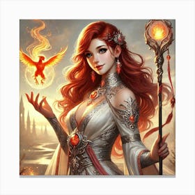 Lyra Hearthfire Canvas Print