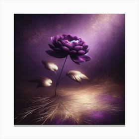 Purple Flower 1 Canvas Print