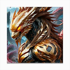 Dragon Of The Gods jjbt Canvas Print