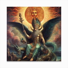 Sun God Canvas Print