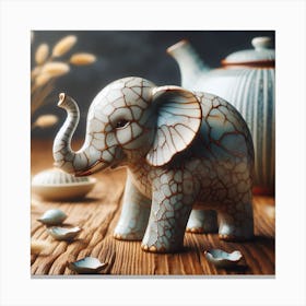 Chinese Elephant Canvas Print