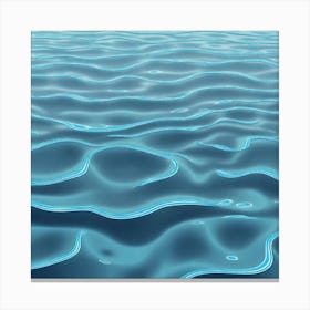 Realistic Water Flat Surface For Background Use (49) Canvas Print