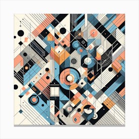 Abstract Geometric Pattern Canvas Print